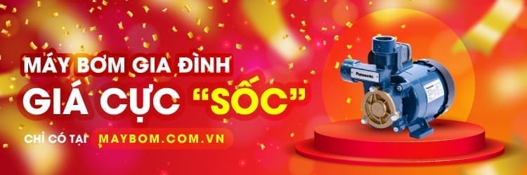banner máy bơm gia đình