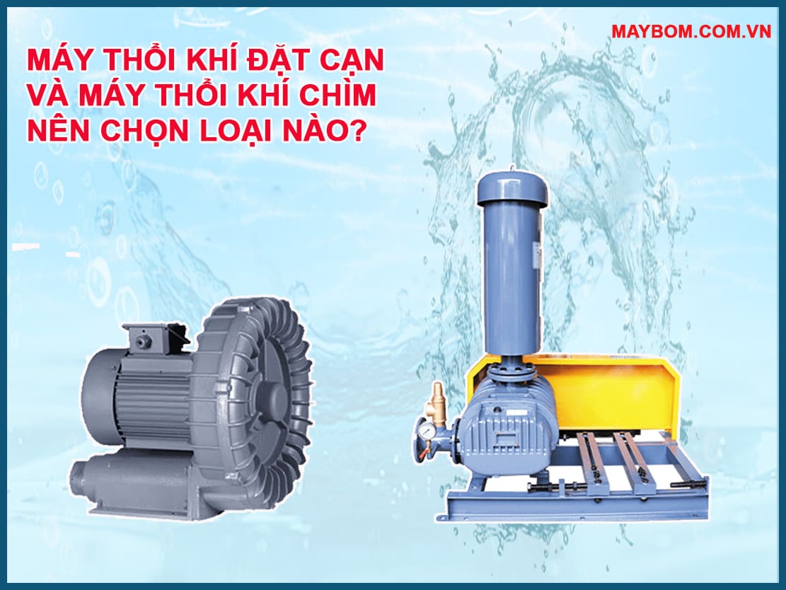 Máy thổi khí đặt cạn và máy thổi khí chìm nên chọn loại nào